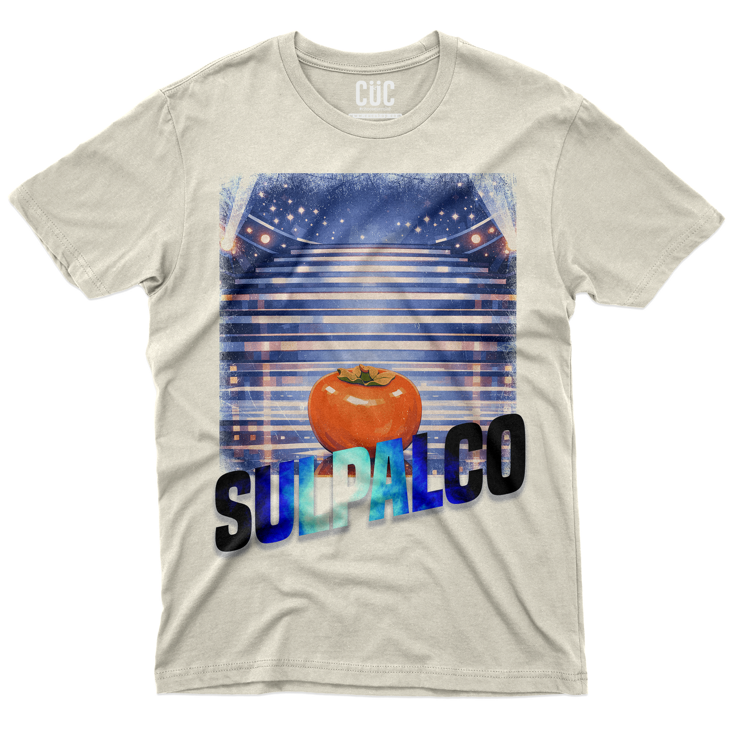 T-SHIRT CACO SUL PALCO SANREMO Sabbia #chooseurcolor