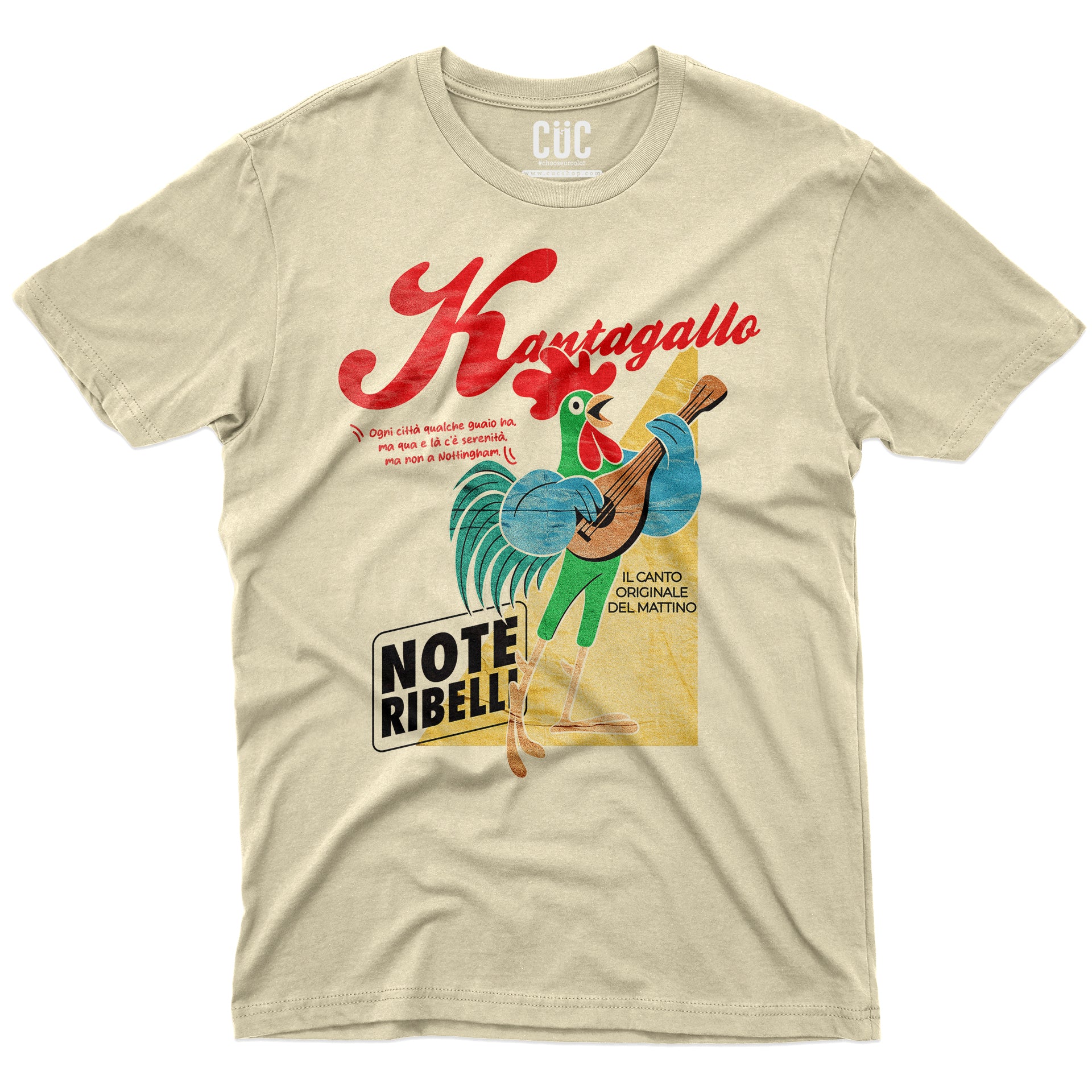 T-SHIRT KANTAGALLO Corn Flakes Robin Hood Nottingham film cult Sabbia ...
