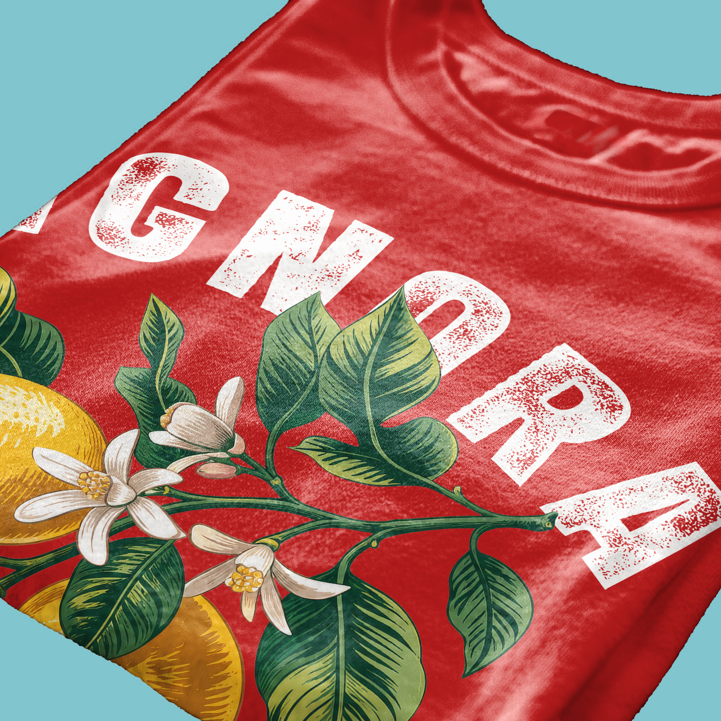 T-SHIRT Meme Fashion Signora i Limoni Web Viral Rossa M [IMGKEY:RED:M:4]