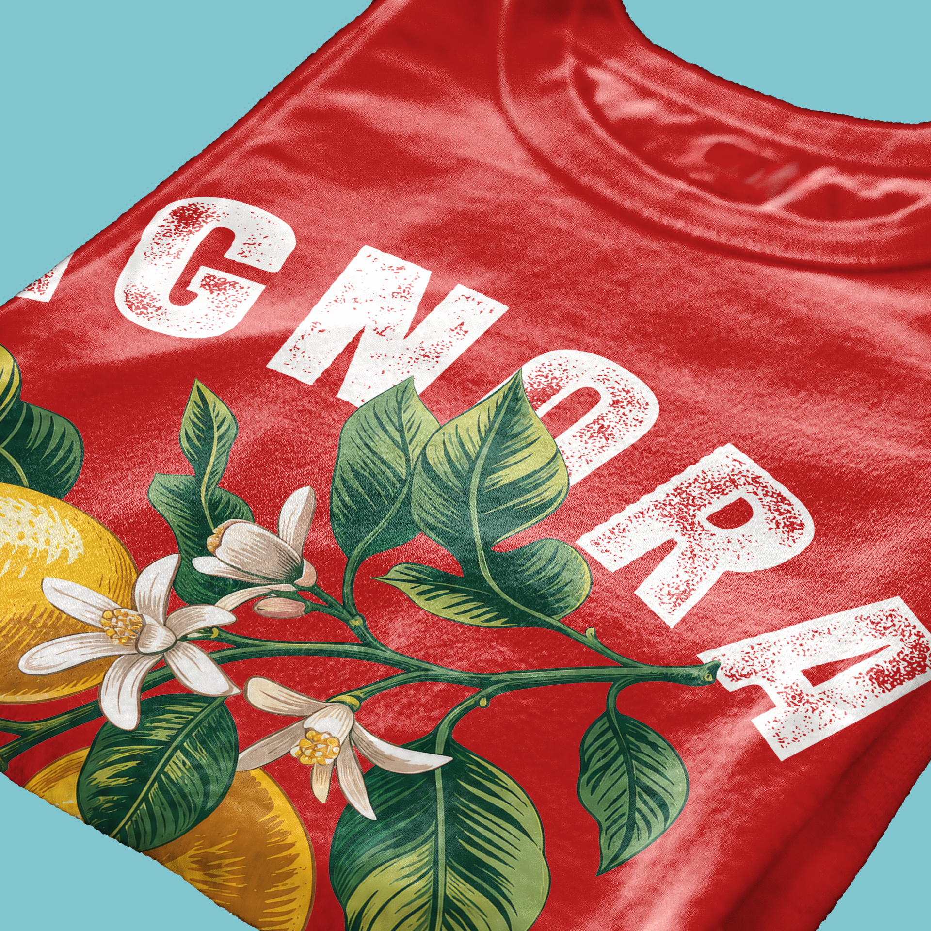 T-SHIRT Meme Fashion Signora i Limoni Web Viral Rossa M [IMGKEY:RED:M:4]