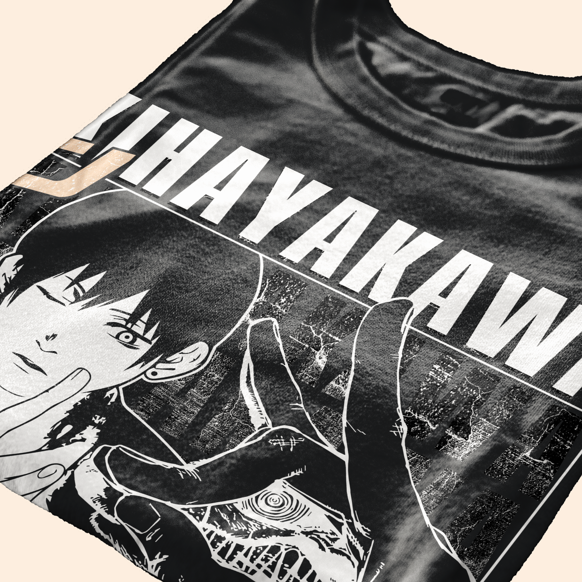 T-SHIRT CUC Kon Chaisawman manga anime cult Japan Nera M [IMGKEY:BLA:M:4]