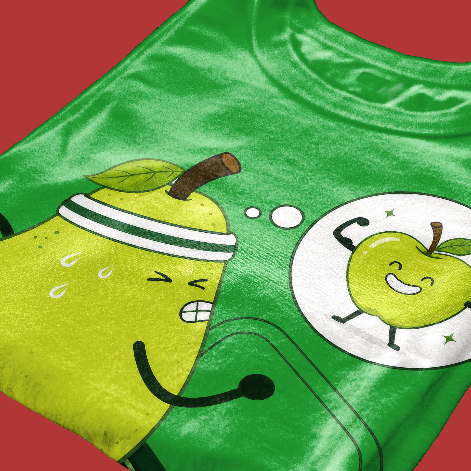 T-SHIRT CUC PERA FITNESS prova costume divertente IRI M [IMGKEY:IRI:M:4]