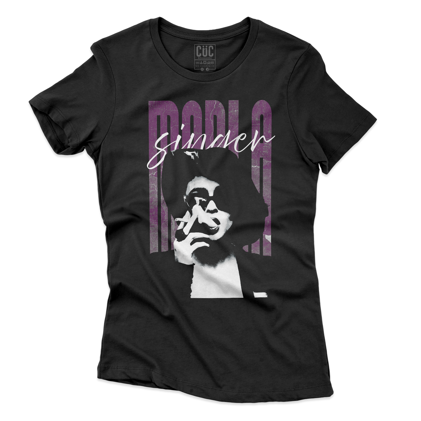 T-SHIRT CUC Marla Singer Fight Club cult movie film Nera W [IMGKEY:BLA:W:3]