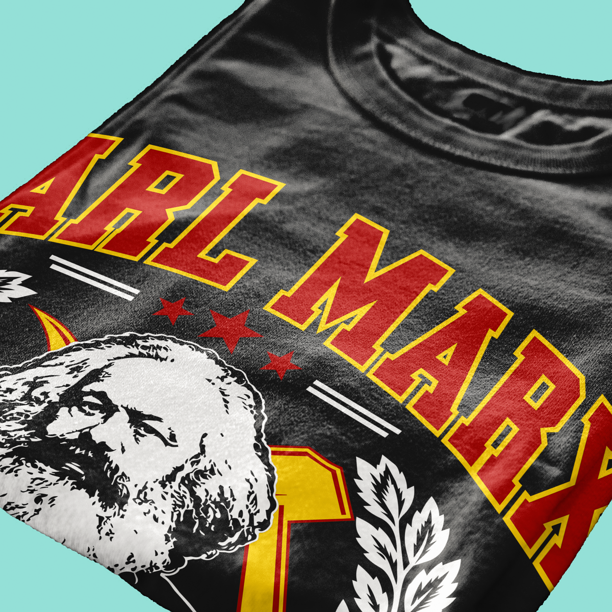 T-SHIRT CUC Karl Marx University Anti Capitalismo Nera M [IMGKEY:BLA:M:4]