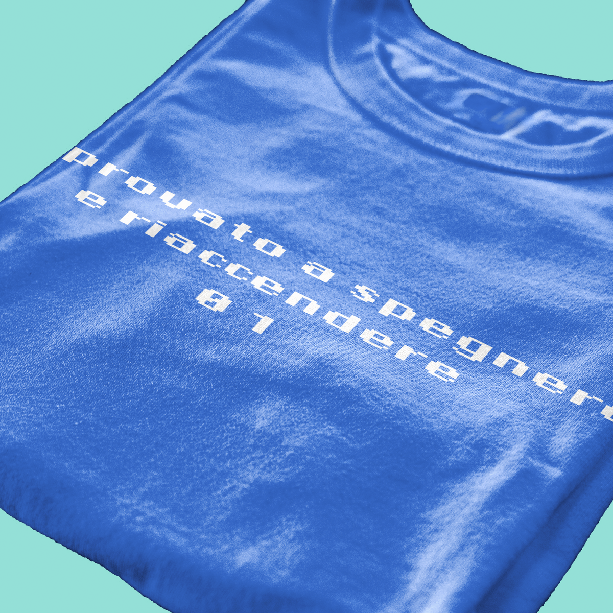 T-SHIRT hai provato a spegnere e riaccendere problem solving Blu Royal M [IMGKEY:ROY:M:4]