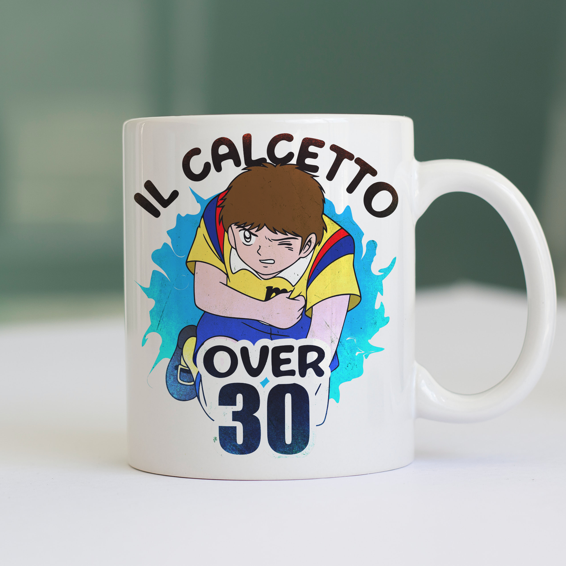 Tazza Cadiz CF Siamo Di Prima Divisione 2020 – Ceramica 330ml, Azzurra, Regalo Per Tifosi