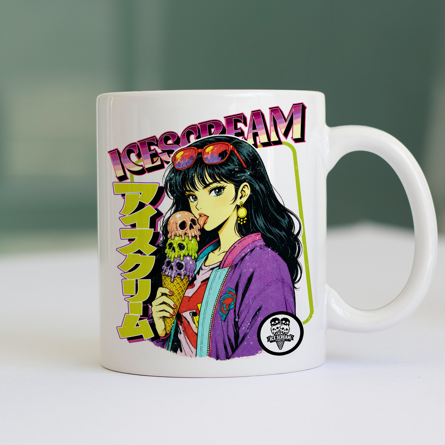 Tazza JAPAN ICE SCREAM estate cool Toky Bianca M [IMGKEY:WHI:M:1]