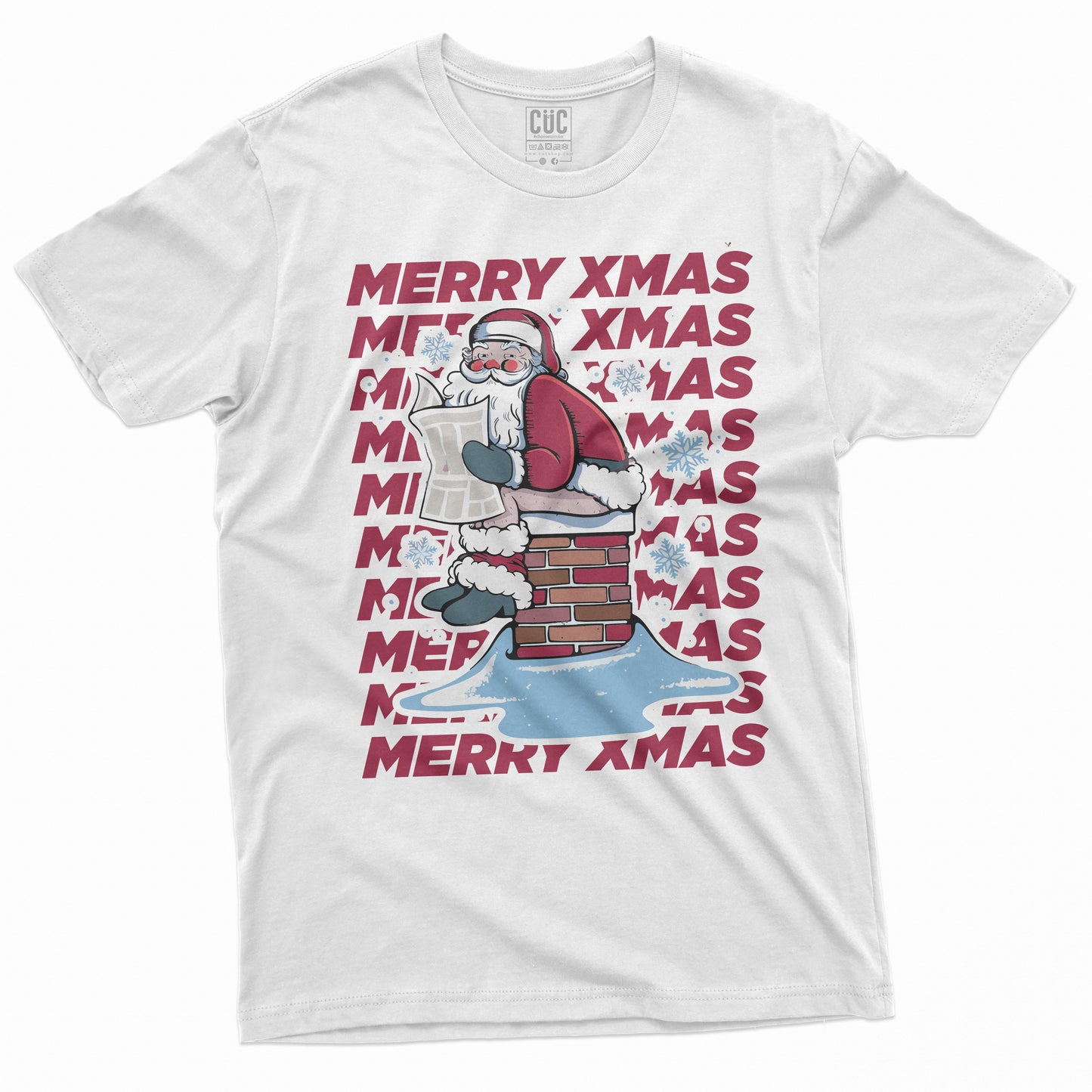 CUC T-Shirt Merry Xmas - Natale -  #chooseurcolor