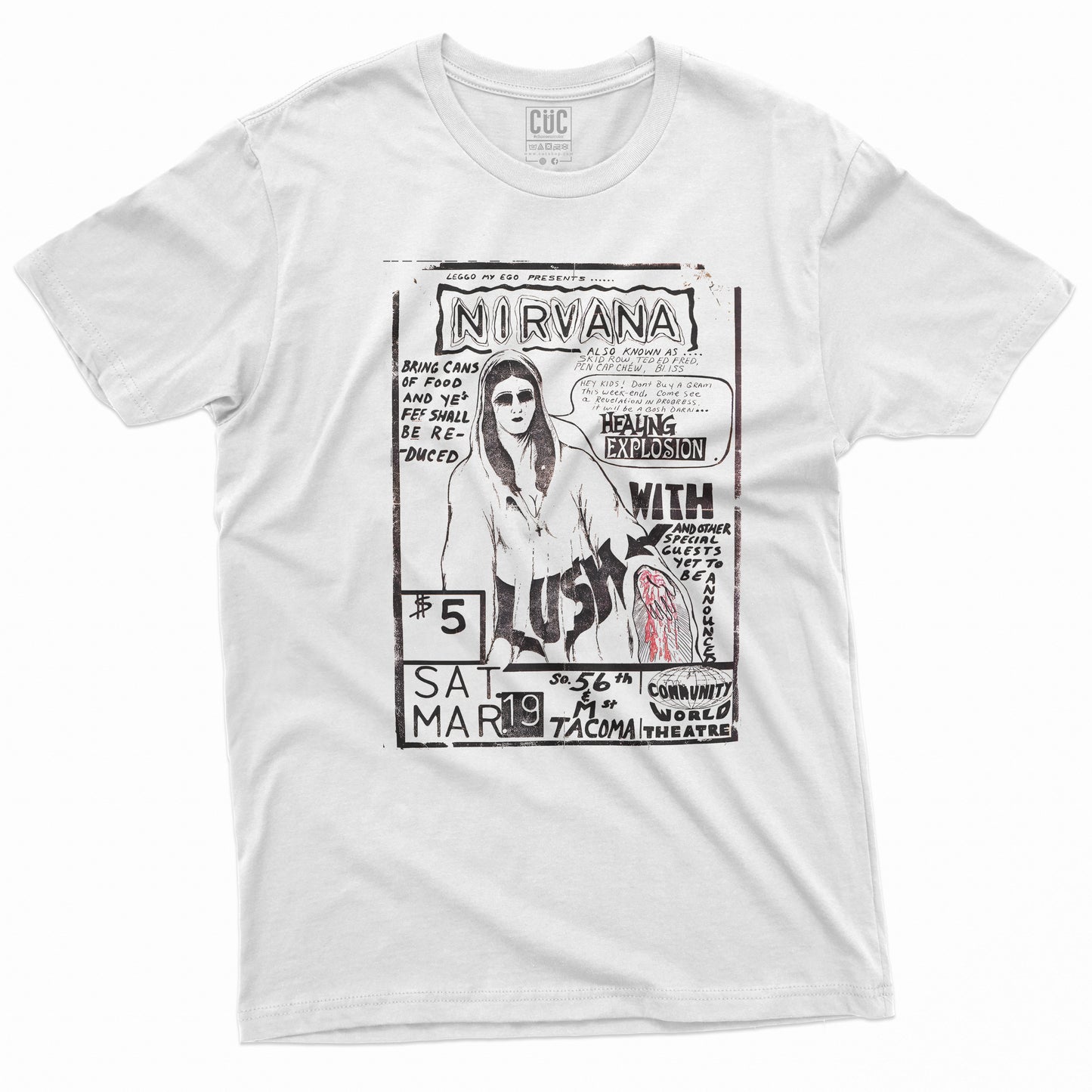 CUC T-Shirt Primo Poster - Grunge - Kurt #chooseurcolor