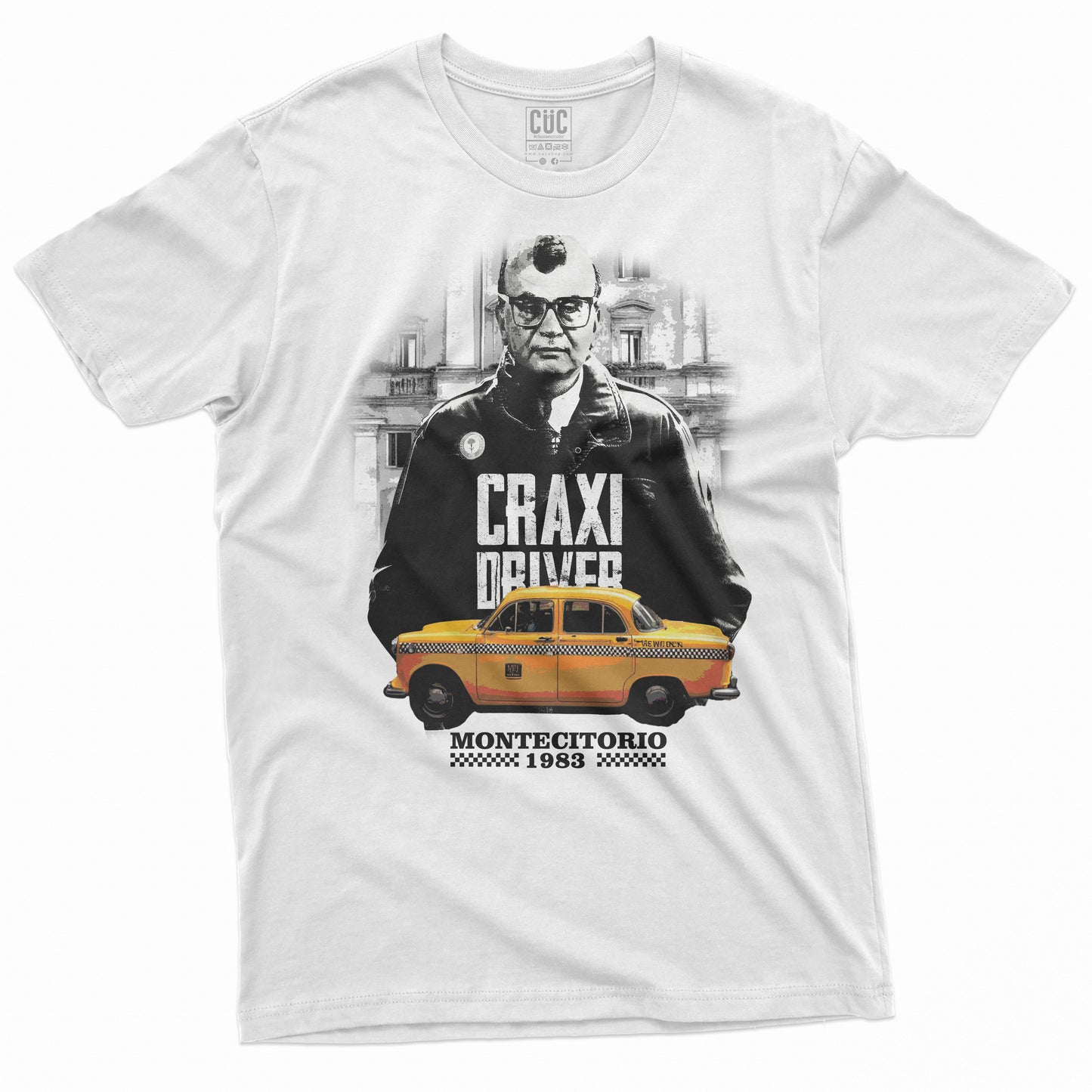 CUC T-Shirt Craxi Driver - Bet - Prima Repubblica - Parodia  #chooseurcolor