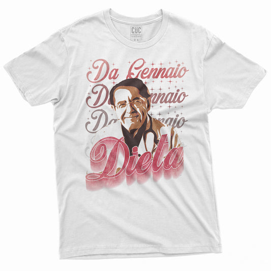 CUC T-Shirt Da Gennaio Dieta - Dr Nozzy - Maglietta divertente Diet  #chooseurcolor