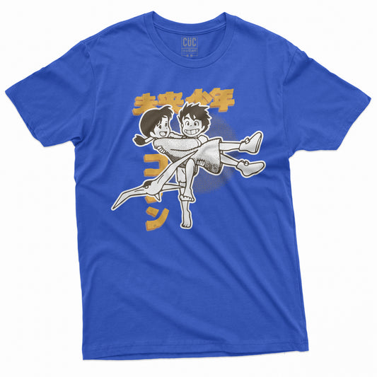 CUC T-Shirt Conan&Lana - anime anni 80 - capolavoro dell'infanzia  #chooseurcolor