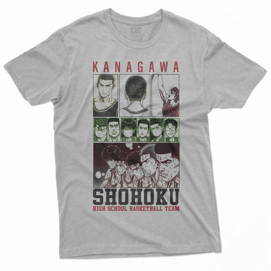 CUC T-Shirt SHOHOKU KANAGAWA - Basketball Team - Manga - Anime SLAM DUNK  #chooseurcolor
