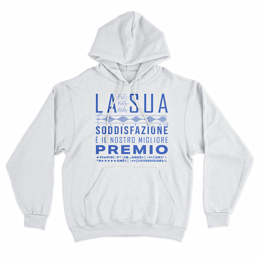 Felpa Cappuccio CUC LA SUA SODDISFAZIONE - Cretino - Divertente #chooseurcolor