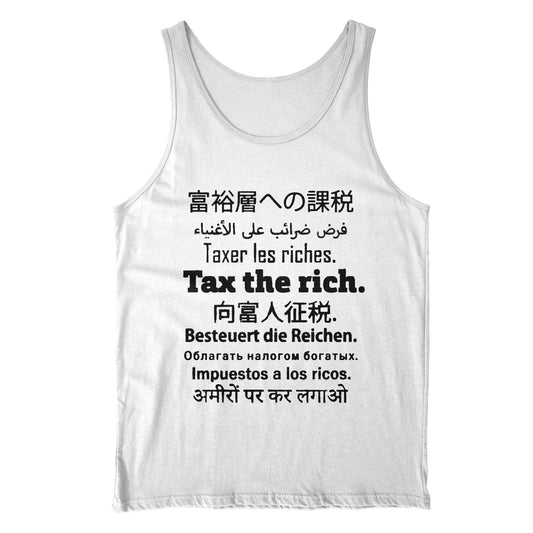 Canotta TAX THE RICH #chooseurcolor