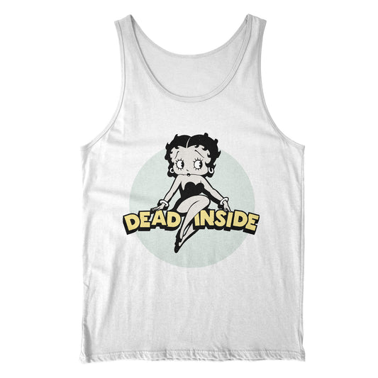 Canotta BETTY BOOP DEAD INSIDE Divertente Vintage #chooseurcolor