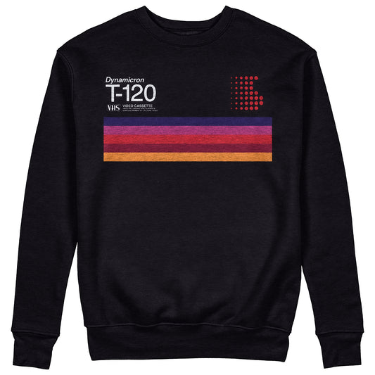 Felpa Girocollo VHS T120 DARK - Sweatshirt - Retro - #chooseurcolor