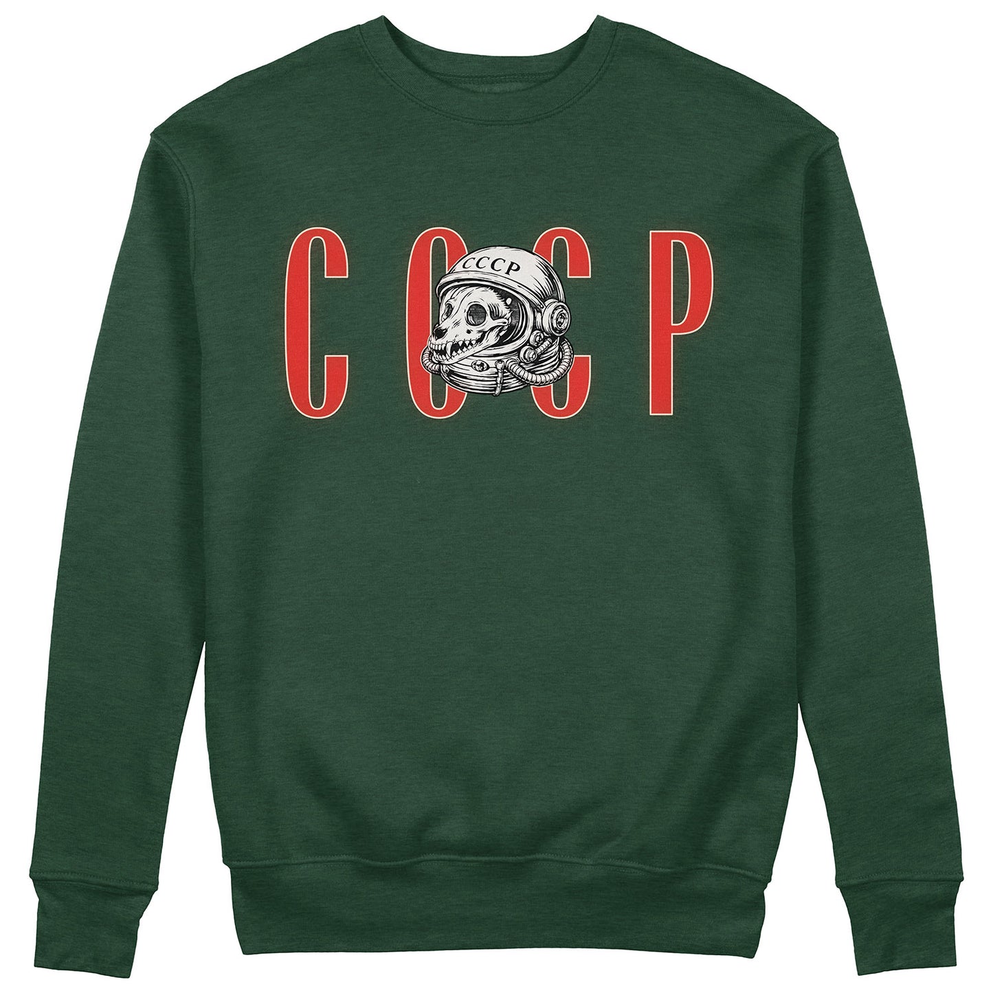 Felpa Girocollo Unisex LAIKA CCCP #chooseurcolor