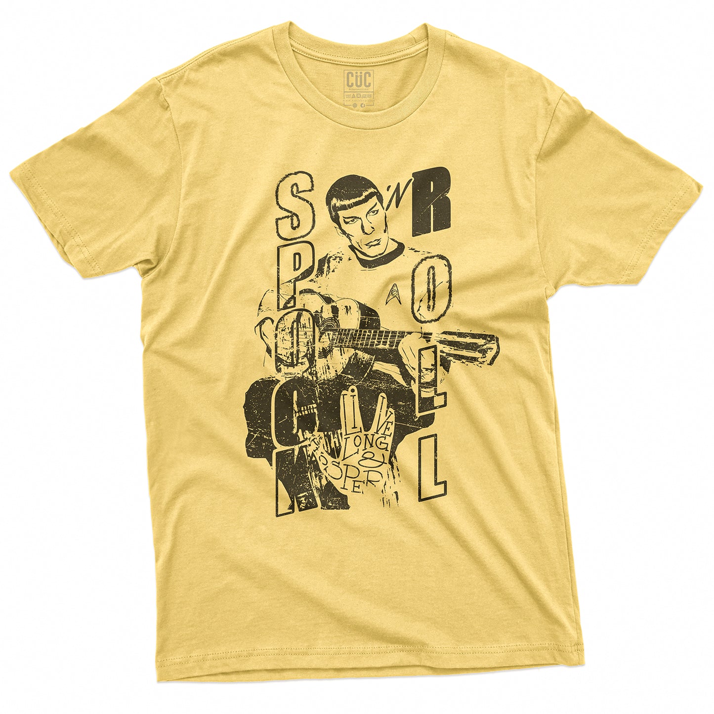 CUC T-Shirt SPOCK 'N ROLL - Star Trek - Music #chooseurcolor