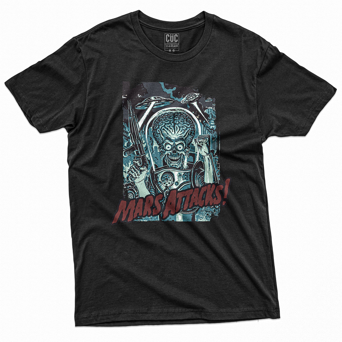 CUC T-Shirt MARS ATTACKS!  - Movie #chooseurcolor