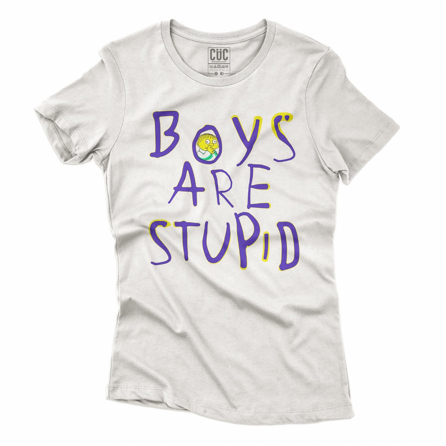 CUC T-Shirt BOYS ARE STUPID - Divertente  #chooseurcolor