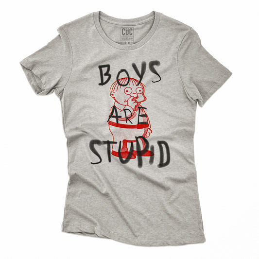 CUC T-Shirt BOYS ARE STUPID 2 - Divertente  #chooseurcolor
