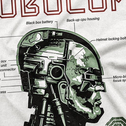CUC T-Shirt ROBOCOP TECH - 1987 - Cinema  #chooseurcolor