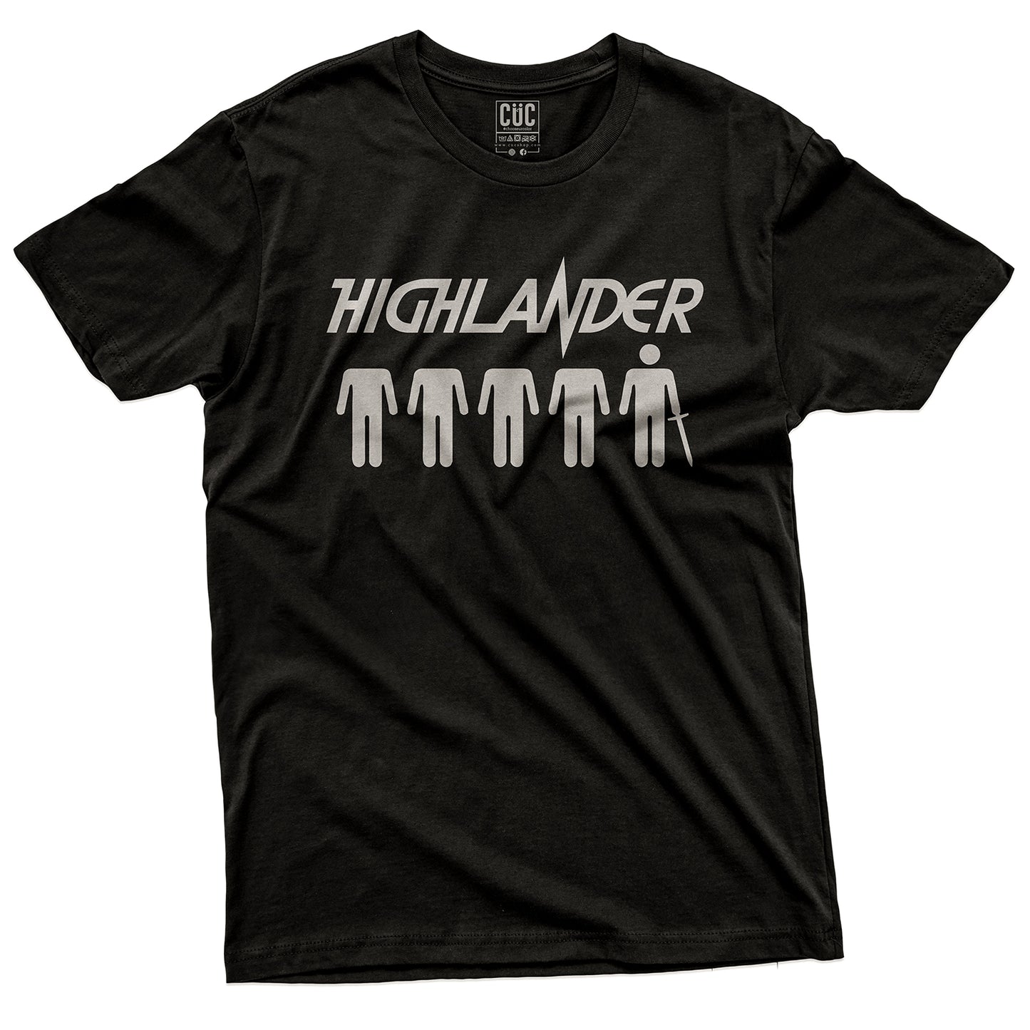 CUC T-Shirt HIGHLANDER - L'Ultimo immortale - 1986  #chooseurcolor