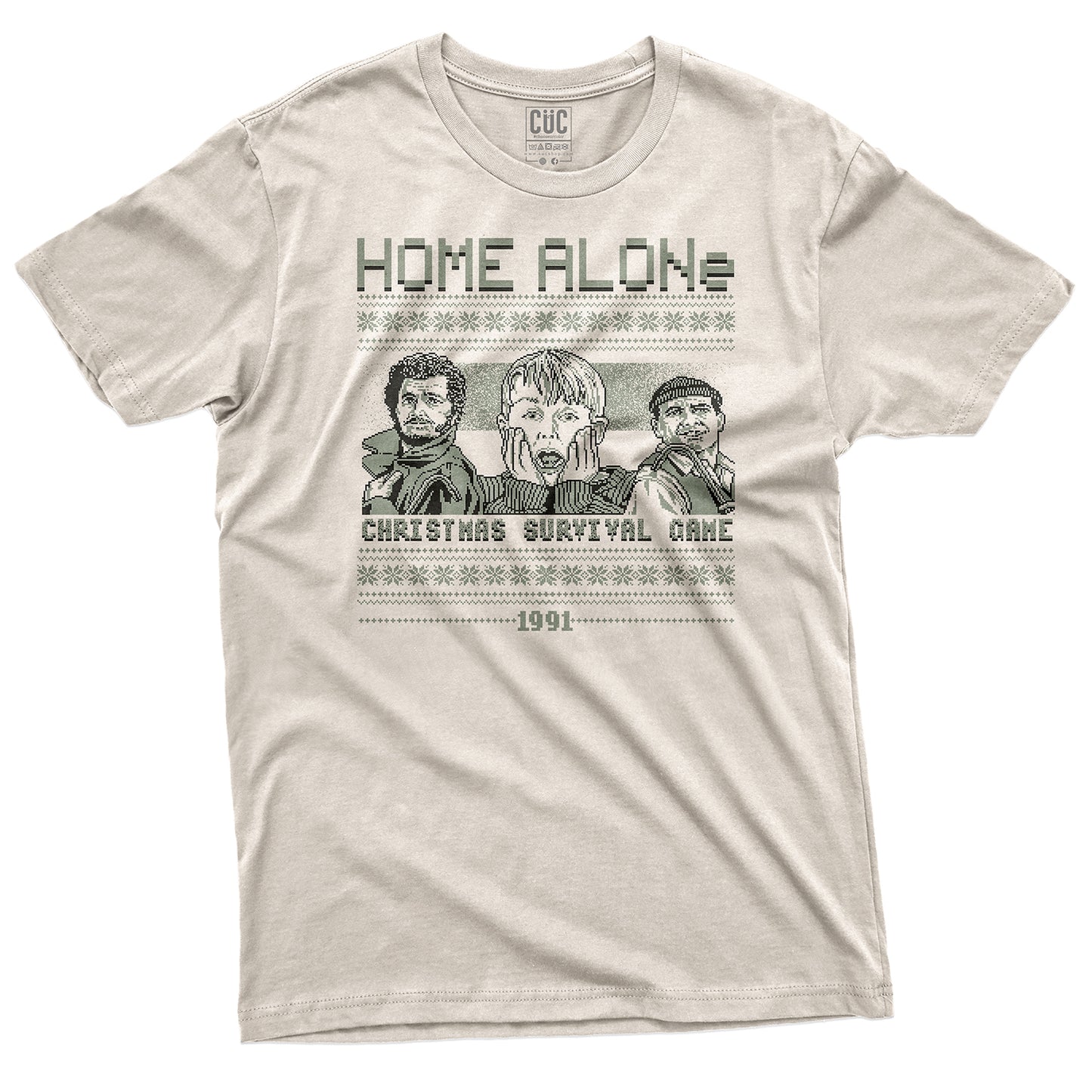 CUC T-Shirt HOME ALONE VG - Retro Games - Natale #chooseurcolor