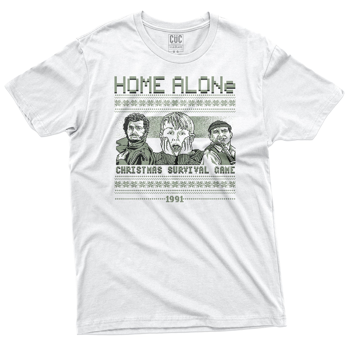 CUC T-Shirt HOME ALONE VG - Retro Games - Natale #chooseurcolor