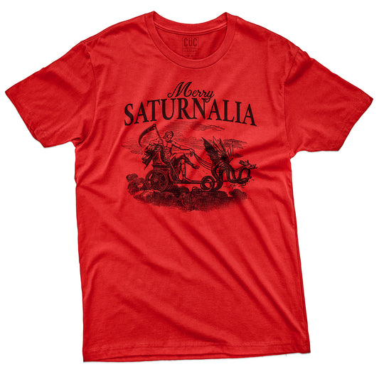 CUC T-Shirt MERRY SATURNALIA - Antica Roma - Natale #chooseurcolor