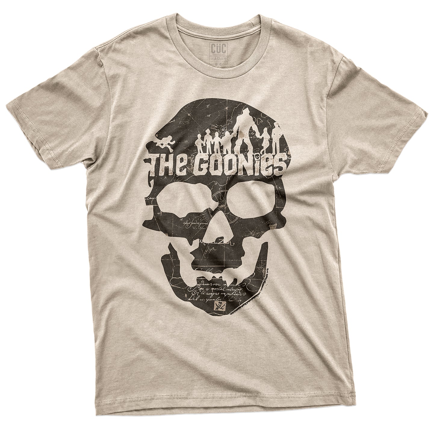 CUC T-Shirt THE GOONIES MAP - Skull - Cult Movies  #chooseurcolor