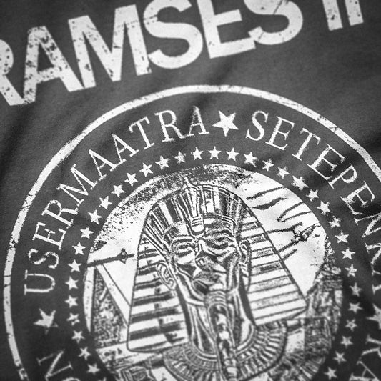 CUC T-Shirt  RAMSES II - Ramones - Antico Egitto - Divertente  #chooseurcolor