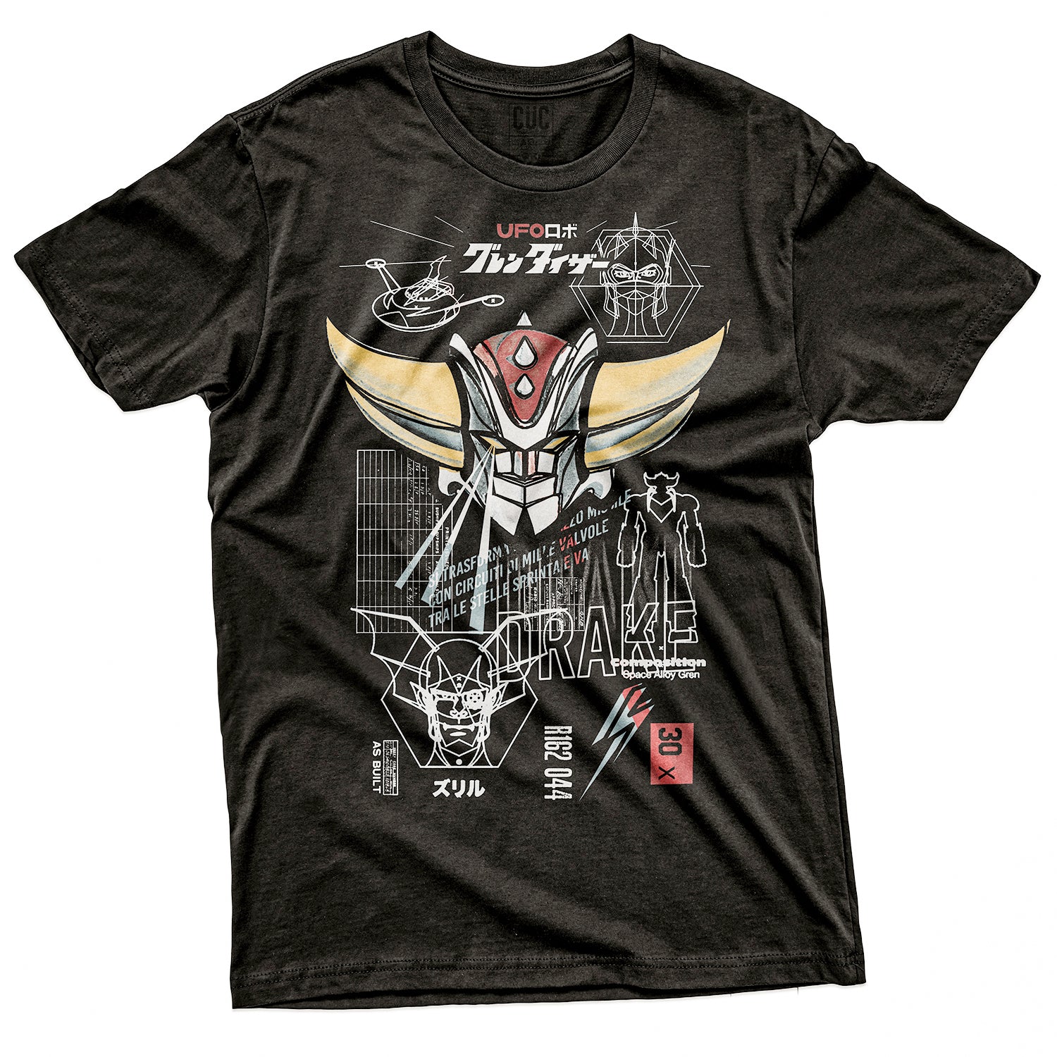 T-SHIRT GOLDRAKE UFO ROBOT TSHIRT UOMO BIMBO CARTOON ANNI 80 ANIME TG. FINO 5XL T-SHIRT GOLDRAKE UFO ROBOT TSHIRT UOMO BIMBO CARTOON ANNI 80 ANIME TG. FINO 5XL