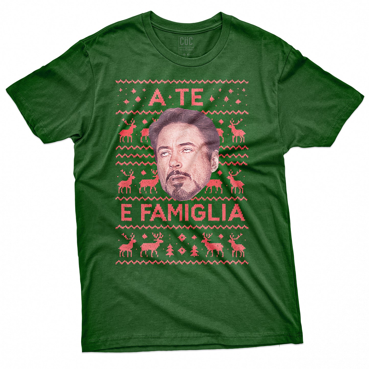 CUC T-Shirt A TE E FAMIGLIA - Natale - meme #chooseurcolor