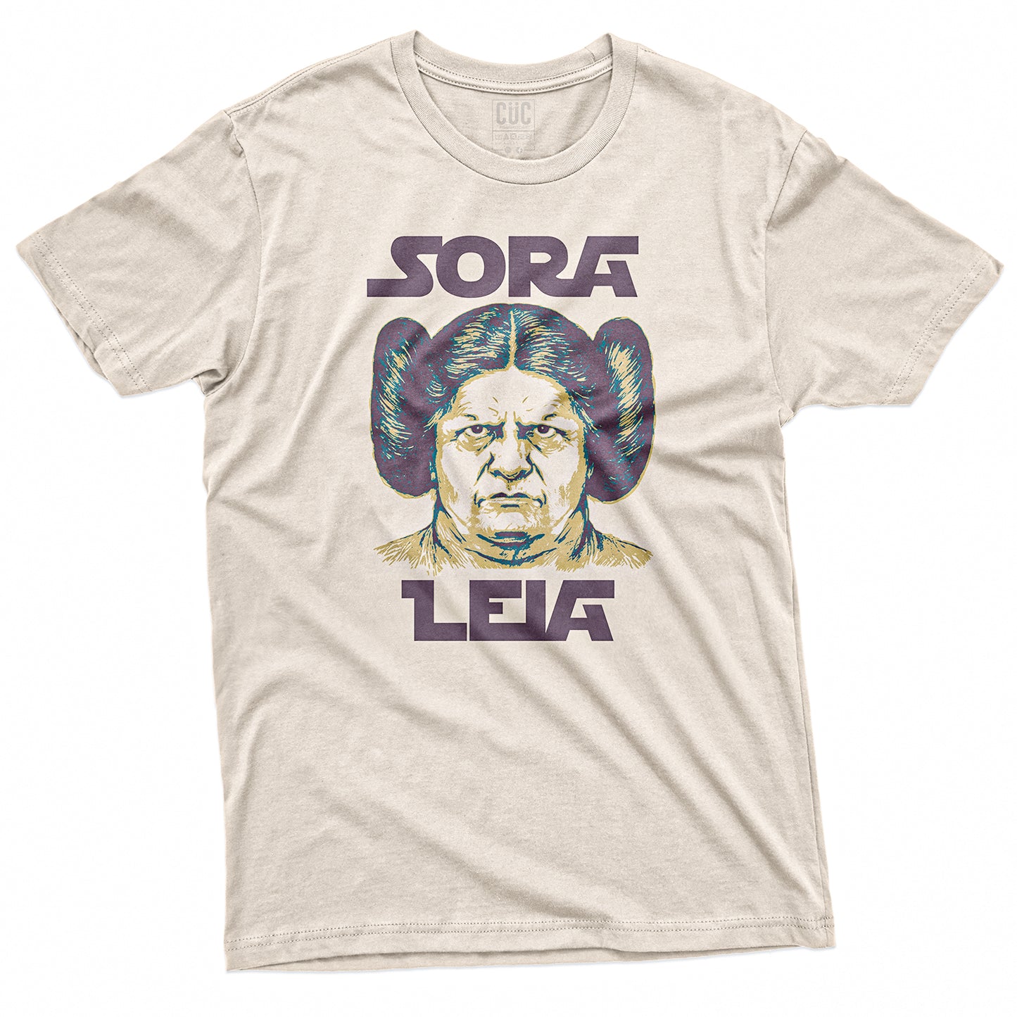 CUC T-Shirt SORA LEIA - Divertente - Mash Up  #chooseurcolor