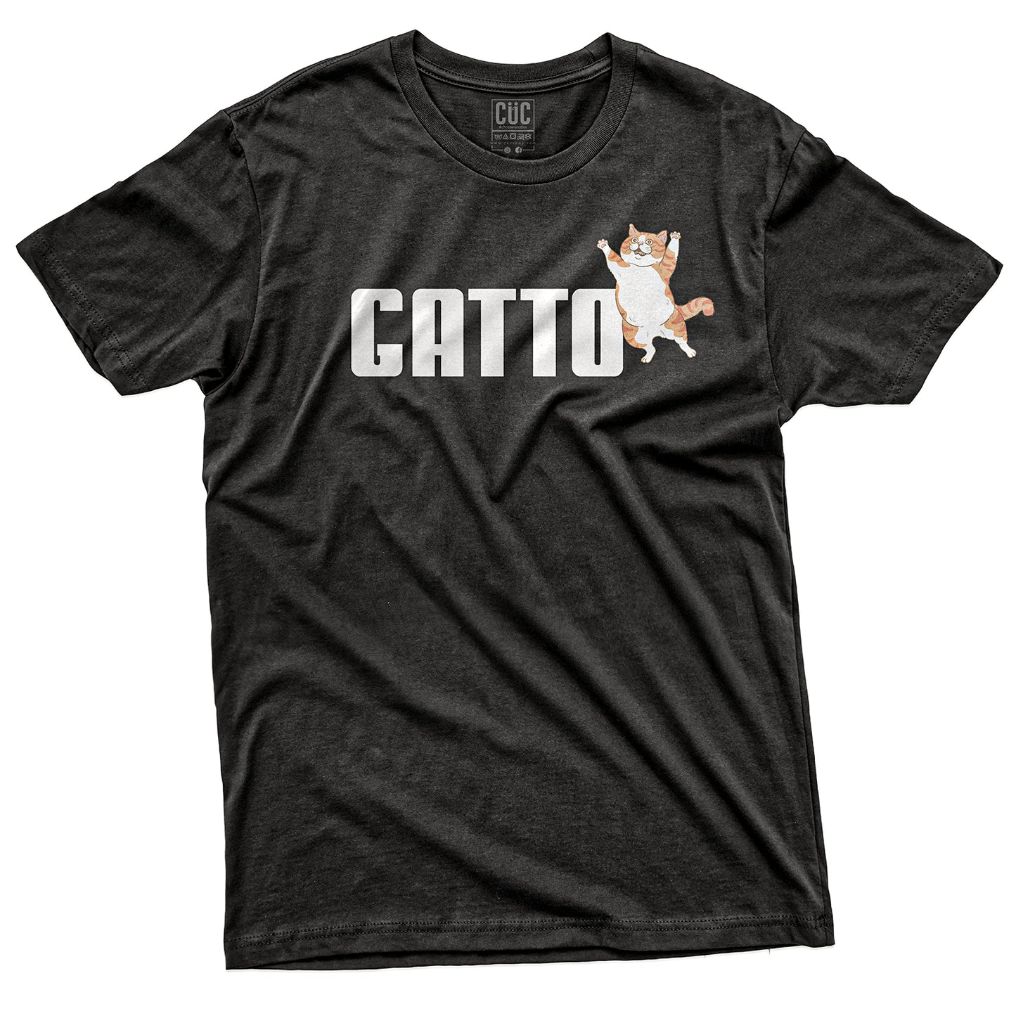 CUC T-Shirt GATTO SPORTIVO Divertente #chooseurcolor