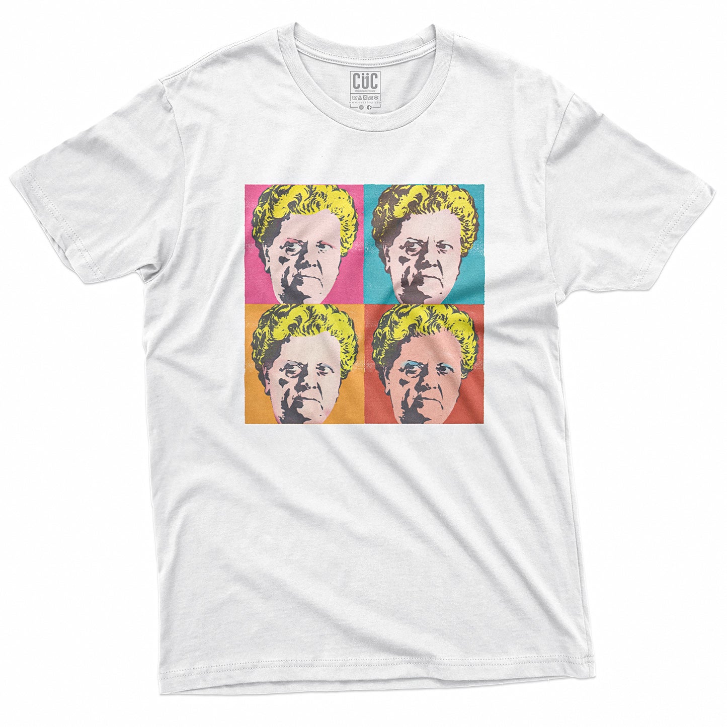 T-SHIRT CUC SORA MARILYN POP - Stile Andy Warhol - Divertente -  #chooseurcolor