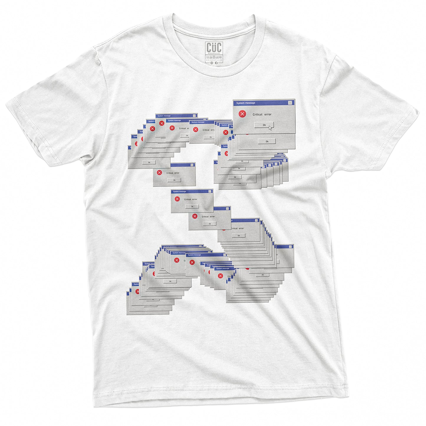 T-SHIRT CUC WIN 95 CRITICAL ERROR - Divertente  #chooseurcolor