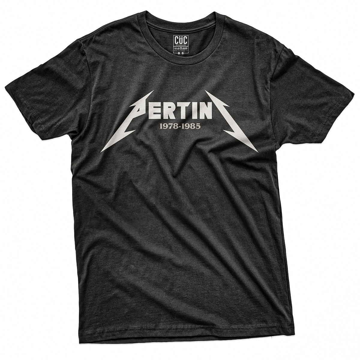 T-SHIRT CUC PERTINI HEAVY METAL Black -  #chooseurcolor