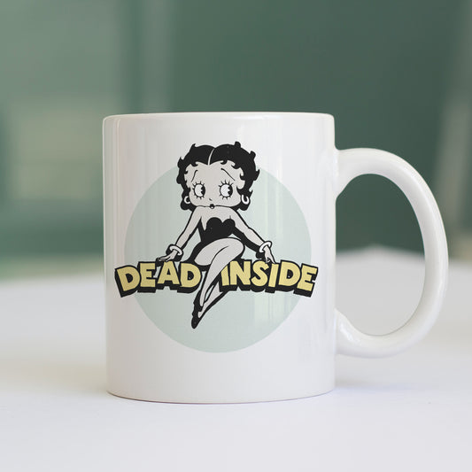 CUC Tazza BETTY BOOP DEAD INSIDE Divertente Vintage #chooseurcolor