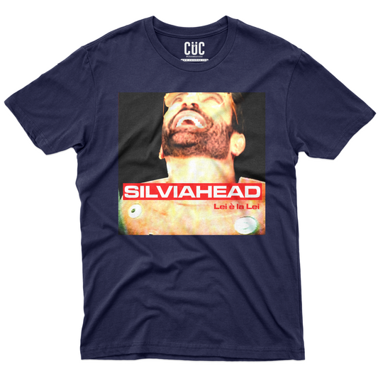 CUC T-Shirt SIIIIILVIAH - Gianni reaction - meme social virale  blu navy #chooseurcolor
