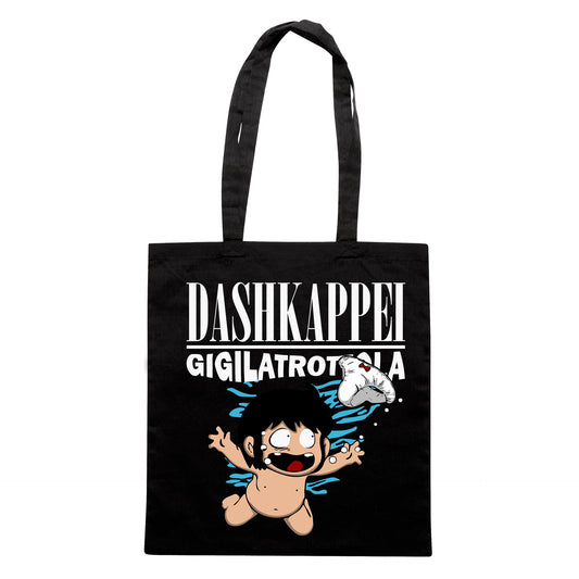 SHOPPER DASH KAPPEI NEVERMIND Gigi la trottola divertente anime Nera