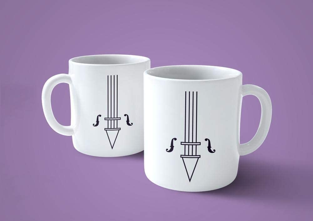 Lavender Tazza White Violin - Mug Umbrella accademy - Serie TV Super Hero - Choose ur Color Cuc shop