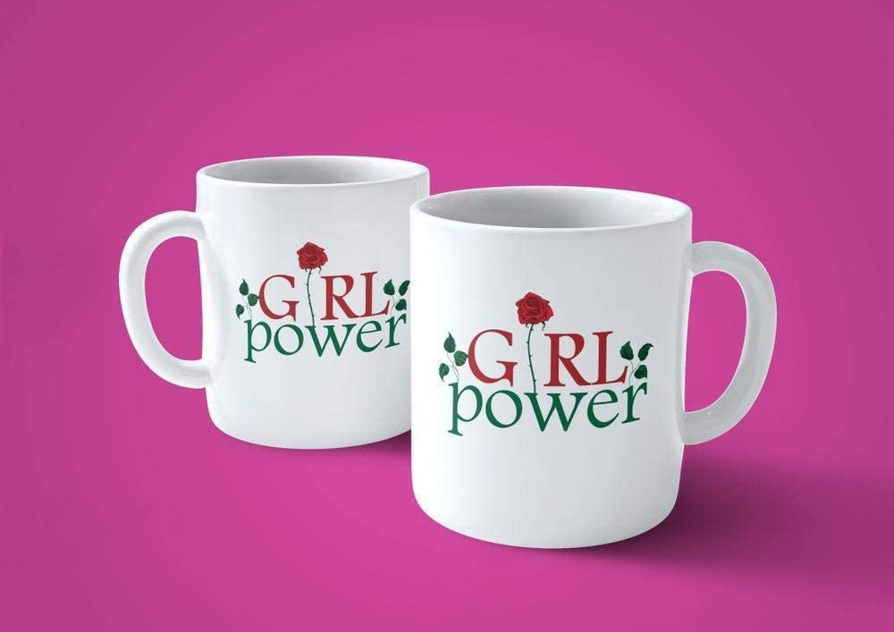 Lavender Tazza Girl Power Rose Mug Flower - Fiori Rosa - Choose ur Color Cuc shop