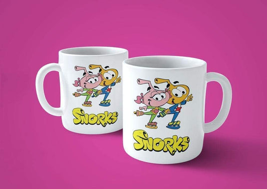 Lavender Tazza Snorkey - Mug sul Cartone Animato Anni 80 - Choose ur Color Cuc shop
