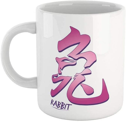 Pale Violet Red Tazza segni zodiacali Cinesi Anno del Coniglio - Choose ur Color Cuc shop