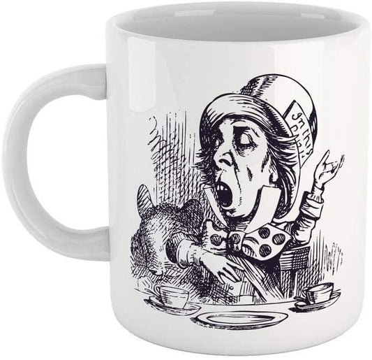 Dim Gray Tazza Cappellaio Matto - Mug sul Personaggio del Cartoon di Alice - Choose ur Color Cuc shop
