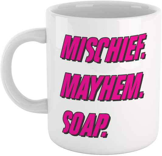 Medium Violet Red Tazza Fight Club - Mug Mishief Mayhem Soap - Choose Ur Color Cuc shop
