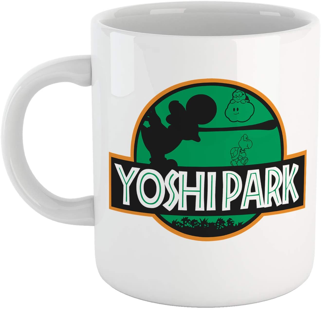 Sea Green Tazza Yoshi Park - Mug Divertente per Gli Amanti dei Videogiochi - Choose ur Color Cuc shop